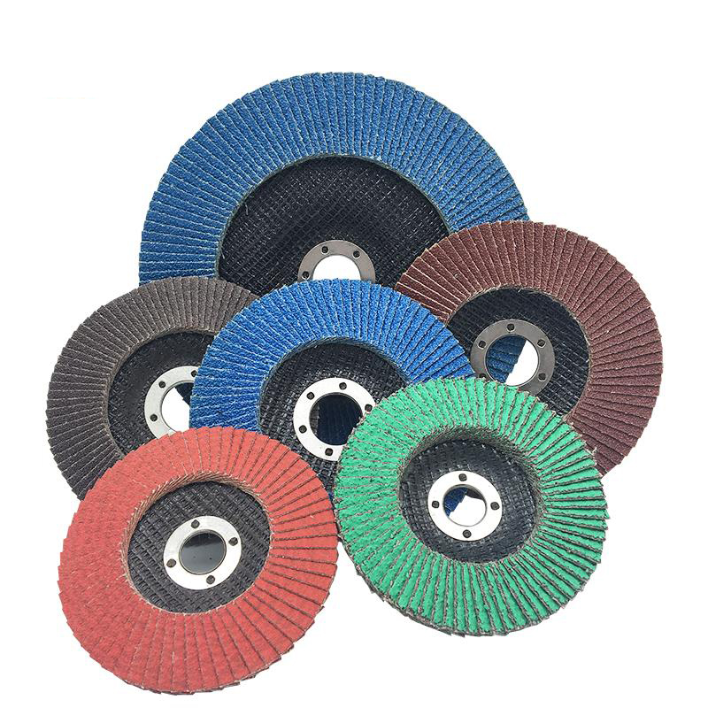 Abrasive flap wheels and discs