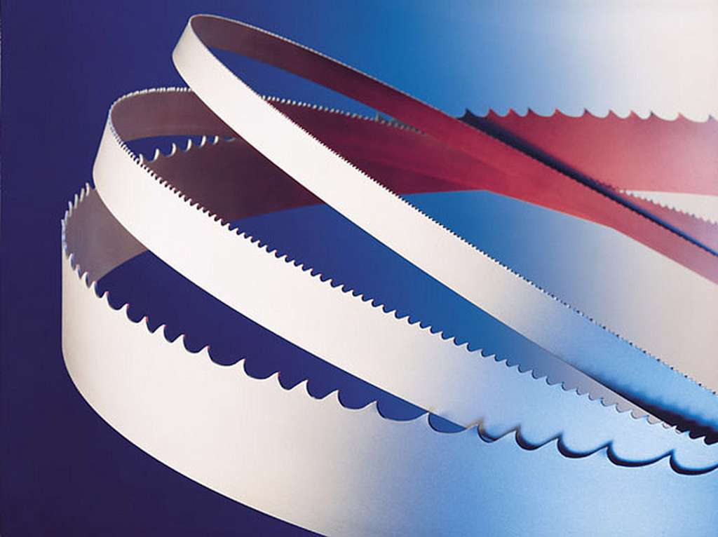 Band saw blades for metal and wood cutting