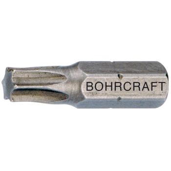 Screwdriver Bit 1/4" L=25.0mm TORX- 6 BOHRCRAFT 61401500625