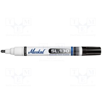 Маркер SL.130 3.0mm черный (смываемый) MARKAL 31200626