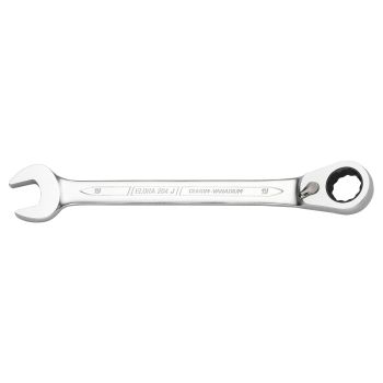 Combination spanner with ring ratchet No204-J17 mm ELORA