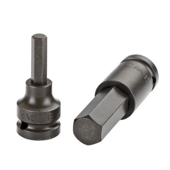 Impact Screwdriver Socket with hexagon 1/2" Nr.17x57 No.790IN-17 ELORA