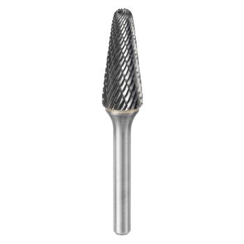 Carbide burr KEL Ball Nose Cone 12.7x32.0x6.0-77mm Tungsten Carbide L61228-6 PROCUT