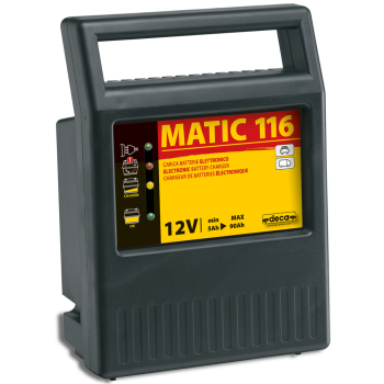 Akulaadija MATIC 116  automaatne 230V/ 80W 12V/  6A  5/90Ah DECA 300300