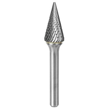 Kietmetalio borfreza SKM Cone  6.0x25.0x6.0 Tungsten Carbide L=50mm M60625-6 PROCUT