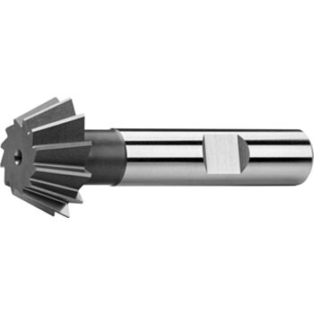 Dovetail milling cutter inverted  45°ø16.0x 4.0x 60.0x12.0 z=10 HSSCo5  350015.04516 DIN1833A ZPS Weldon