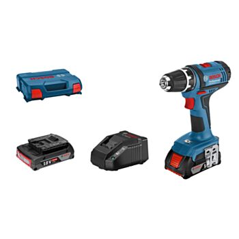 Cordless Drill/Driver GSR 18-2-LI, LC 2x2.0, 18V-20 BOSCH 06019B7305