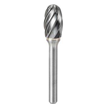 Kietmetalio borfreza TRE OVAAL  6.3x 9.5x3.0-42mm Alu-plastic Tungsten Carbide E30610-3 PROCUT