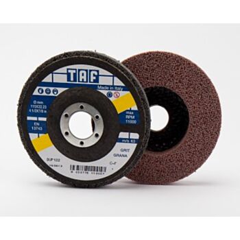 Non-woven disc 125x15x22 POLITAF Unitized SOFT coarse DUP122 TAF