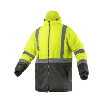 LEDA warning insulated bomber jacket yellow size 52 HT5K330-L HÖGERT