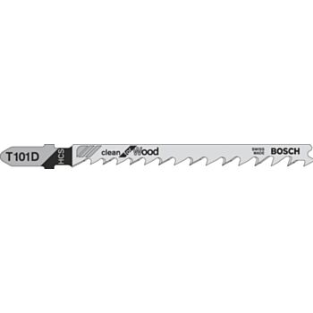 Пилки для лобзика T101D 100.0 mm CLEAN FOR WOOD 5tk/p BOSCH 2608630032