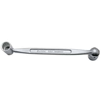 Double End Swivel Socket Wrench 24x27mm No.123 ELORA