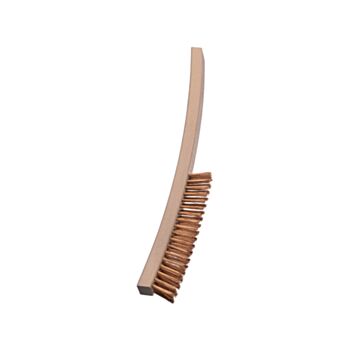 Hand brush 3 row export model bronze wire 0.3mm 122.771 LESSMANN