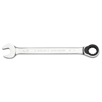 Combination spanner with ring ratchet  9 mm No.204- 9 ELORA