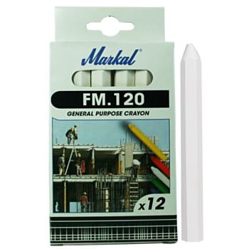 Crayon  FM.120 white  MARKAL  44010100