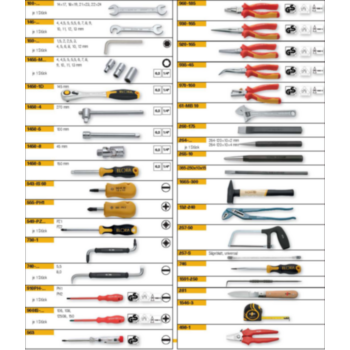 Tool assortment electricians  83pcs. WS-10M ELORA