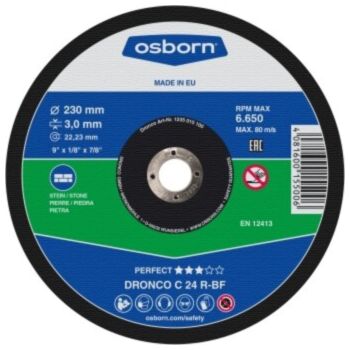 Akmens pjovimo diskas 180x3.0x22 C 24R PERFECT OSBORN/DRONCO 1185015100