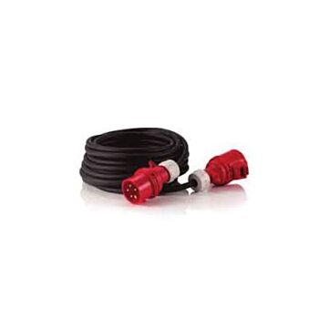 Extension cable  25m INDUSTRIAL neopreen H07RN-F 5G10.0 CEE 5x63A,400V VKD256310 HEDI