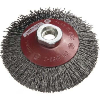 Bevel brush 100x10 M14x2 crimped Xtreme wire 0.30mm 3902512161 OSBORN