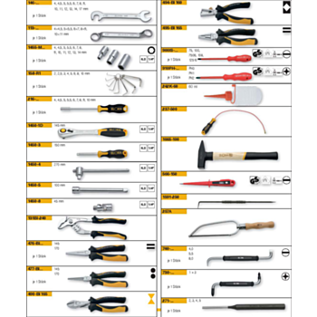 Tool Assortment  85pcs. WS-6M ELORA