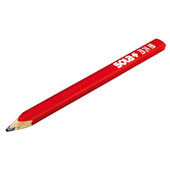 Carpenter's pencil ZB 24.0 cm HB RED SOLA 66010520