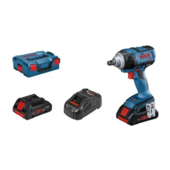 Cordless Impact Driver GDS 18 V-300 LB 2x4.0Prc, 18V-40 BOSCH 06019D8100