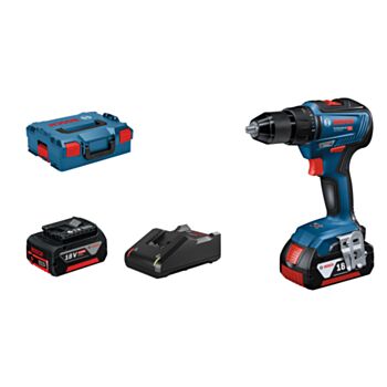 Cordless Drill/Driver GSR 18V-55, LB 2x4.0, 18V-40 BOSCH 06019H5200