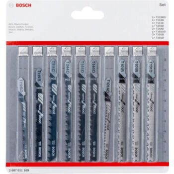 Jigsaw Blade set 10pcs WOOD EXPERT BOSCH 2607011169