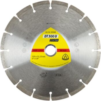 Diamond Cutting Disc 125x1.6x22 EXTRA DT300 U KLINGSPOR 325346