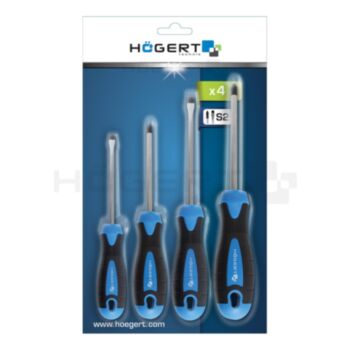 Screwdriver Set  4pcs. meh.3.0-5.0/PH1-2 HT1S094 HÖGERT