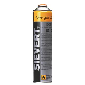 Powergas 1925°C 336g EN 417 (35%propane+65%butane) SIEVERT 220483