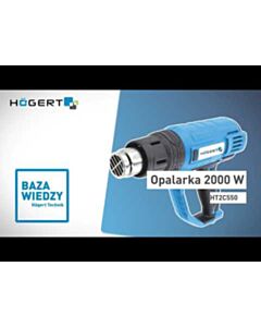 Professional Heat Gun  HT2C550 2000W/230V 300/500I/min HÖGERT