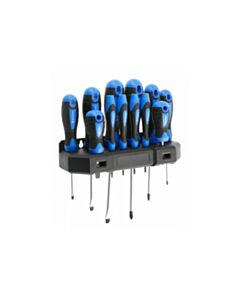 Screwdriver Set 12-pcs. 3.0-5.0-6.0-6x38/PH0-1-2-2x38/El-c 2-2.5/PH00-0 HT1S097 HÖGERT